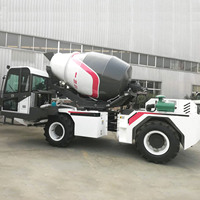 Camion malaxeur à béton articulé intégré autochargeur de Chine, transmission hydraulique, moteur 4x4 haute efficacité