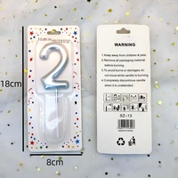 Alles Gute zum Geburtstag digitale Kerzen Kuchen Dekoration Gold Paraffin Wachs Kuchen Dekorieren Lieferungen für Party zubehör Neujahr