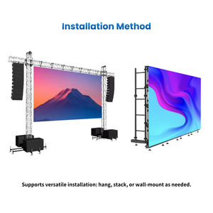 Nuovo Schermo LED Pubblicitario per Esterni IP65 Impermeabile, Display LED per Noleggio e Palcoscenici 500*1000mm/500mm, Pannello LED a Parete - Product Image 4