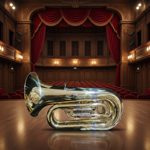 Tuba Rotatoria 4/4 Bb de 4 Válvulas con Lacado Dorado y Estuche (TU99457G-SYY) - Product Image 3