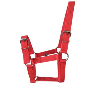 Horshi Horse Equestrian Bride de cheval en nylon réglable, noir. Rouge. Bleu - Product Image 1