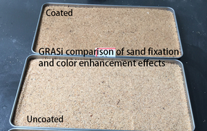 ग्रासी रेत तय गीले-दिखने वाली कोटिंग स्थायी गीले प्रभाव और रंग एन्सर गीले दिखने रेत स्टेबलाइजर कोटिंग गहरे रंग बूस्टर - Product Image 2