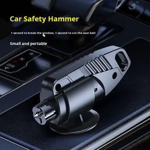 Búa phá cửa sổ xe, Pin tác động thép vonfram, máy cắt cửa sổ, Búa an toàn, xe gắn công cụ khẩn cấp đa chức năng - Product Image 3