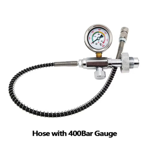 Adaptateur de station de remplissage d'air comprimé HPA G5/8 DIN 232/300 Bar pour le remplissage de bouteilles de plongée SCBA, adaptateur de charge pour outils pneumatiques - Product Image 2