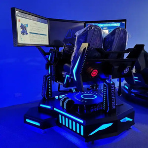 VR-Simulator Flugcockpit für den Innenbereich zum Populärwissenschaftlichen Lernen für Einkaufszentren, Shopping-Malls und Abenteuerparks aus Fiberglas und Metall - Product Image 4