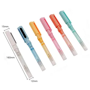 Oem NEW pocket phone holder Screen Clean refillable empty bottle dispenser instant pen hand sanitizer pen spray pen with Sprayer