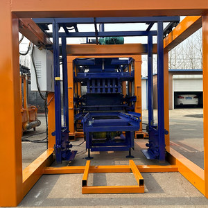 Machine à fabriquer des blocs creux en béton QT4-15 PLC, ligne de production de briques entièrement automatique avec traitement du sable, facile à utiliser - Product Image 2