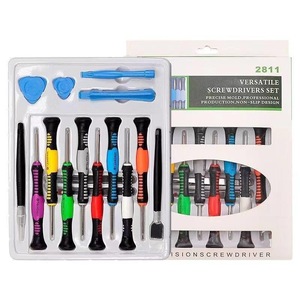 Screwdriver Set With Plastic Handle And Magnetic Tips For Mobile Phone Laptop Repair Tools 12 In 1 Kit - Product Image 2