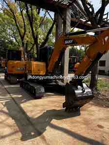 รถขุดจีนแท้ Sany 65 75 135 มือสอง รถขุดขนาดเล็กมือสอง Sany 60c Pro รถขุดตีนตะขาบ - Product Image 4