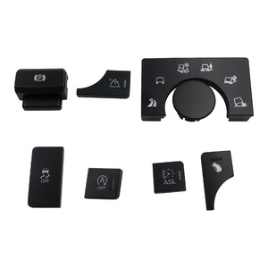 Kit de molduras interiores Sirui para Land Rover Range Rover 2012-2016, panel de salpicadero de plástico negro mate con cubiertas para botones - Product Image 5