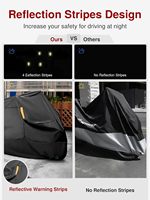 Housses de moto personnalisées moins quantité minimale de commande, couverture de vélo imperméable