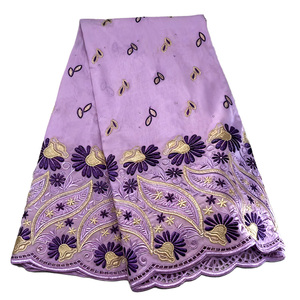 Nuovo <span class=keywords><strong>Chiffon</strong></span> Laser paillettes tessuto pizzo tessuto ricamo tessuto di alta qualità abito da sposa tessuto cavo ricamo - Product Image 1