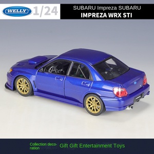 Welly 1:<span class=keywords><strong>24</strong></span> <span class=keywords><strong>Su</strong></span>-baru Impreza WRX STI N Issan Silvia Super Car Metal coleccionable simulación Die Cast coche aleación modelo regalo - Product Image 4
