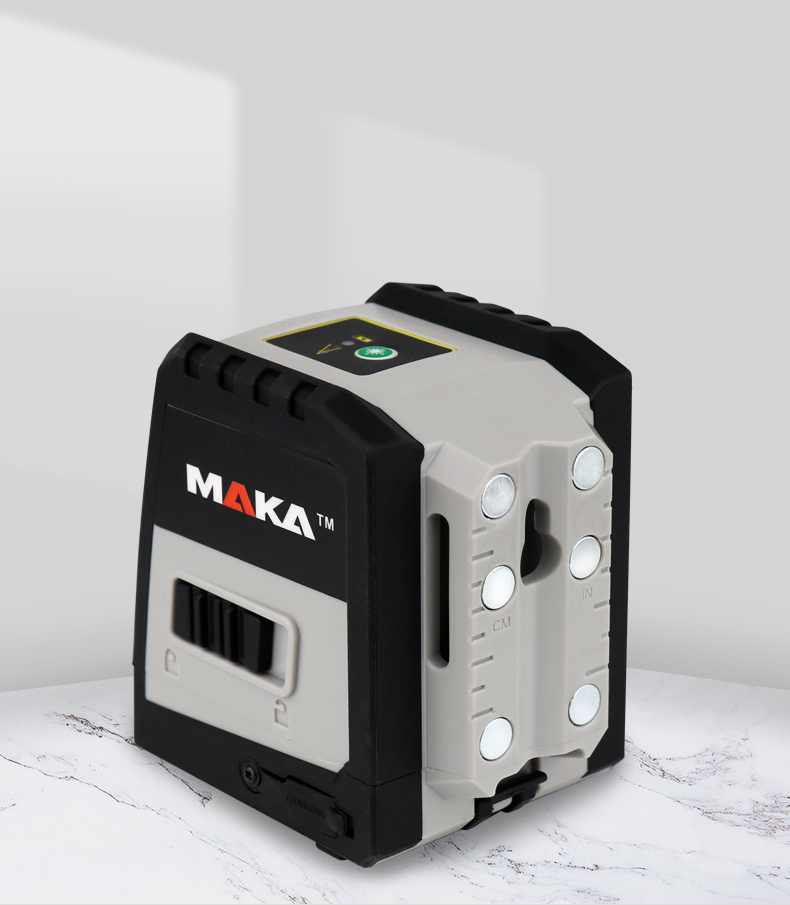 Новый дизайн крест зеленая линия лазерный уровень линия, содержащий магнит