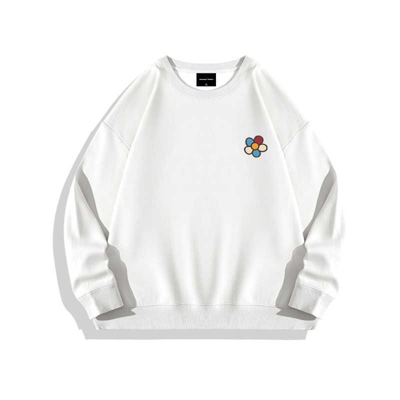 Cuello redondo blanco