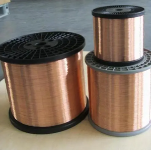 Alambre de magnesio de Aluminio revestido de cobre <span class=keywords><strong>CCAM</strong></span> 0,20-0,29mm Línea Telefónica, Conductor interno de línea de red - Product Image 4