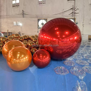 Esferas Metálicas Gigantes, Espejo Decorativo Brillante para <span class=keywords><strong>Discoteca</strong></span>, Globo Láser, Decoración Publicitaria, Esfera de Espejo Inflable - Product Image 1