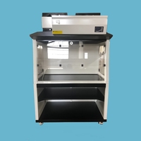 Hotte d'échappement personnalisée en PP tout acier, table d'opération de laboratoire, type d'air net sans conduit avec lampe UV