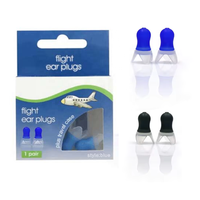 Bouchons d'oreilles en silicone réutilisables 32 dB, pour avion, réduction de bruit personnalisée, protection auditive pour dormir et voyager