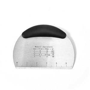 Espátula de Acero Inoxidable Multiusos Antideslizante con Forma de Arco y Escala de Medición para Repostería, Venta al Por Mayor Personalizada - Product Image 3