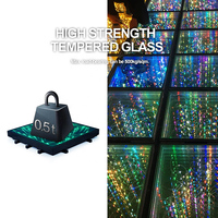 Étoile de jeu interactive de haute qualité lumière illuminée 3d magnétique led piano piste de danse lumière de scène pour les événements de fête de mariage