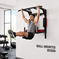 Équipement d'entraînement mural multifonctionnel détachable et réversible pour tractions et flexions de bras à domicile