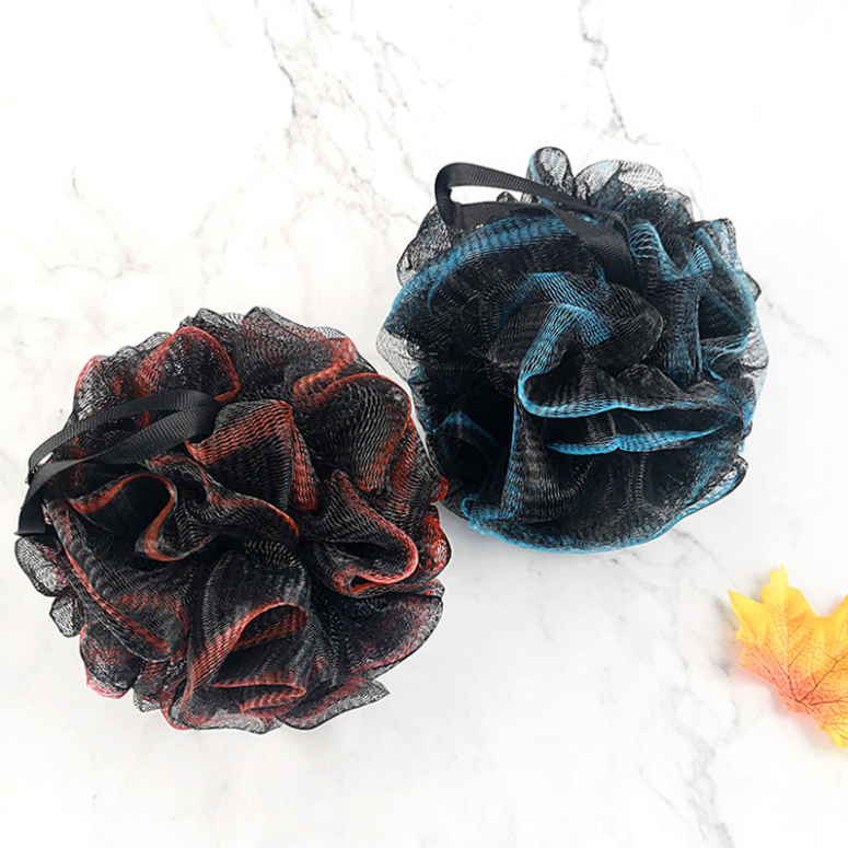 Скруббер для тела на заказ, отшелушивающий спонж для кожи, для душа, для купания, губка для ванны, для мытья душа, Luffa, сетчатый пуф для купания