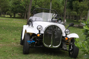 Vente directe d'usine, mini-voiture classique, cabriolet de rue avec 2 sièges en cuir, boîte de vitesses automatique, alimenté par batterie au lithium - Product Image 4