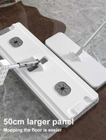 Serpillère plate 360° pliable avec seau en acier, roues portables et tête en microfibre pour le nettoyage des sols, idéale pour la maison et le lavage de voitures