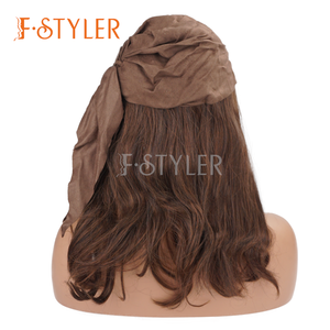 FSTYLER <span class=keywords><strong>disfraz</strong></span> Cosplay largo marrón pelucas sedoso recto blanco fibra sintética pelo venta al por mayor venta a granel barato fiesta carnaval <span class=keywords><strong>peluca</strong></span> - Product Image 3