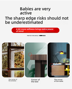 Protezione Angolare Trasparente a <span class=keywords><strong>L</strong></span> Autoadesiva Antiurto per la Sicurezza dei Mobili - Offerta Speciale - Product Image 3