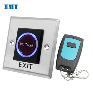 Dokunmatik anahtarı kızılötesi sensör otomatik kapı açacağı ile 433Mhz uzaktan kumanda açma çıkış düğmesi - Product Image 4