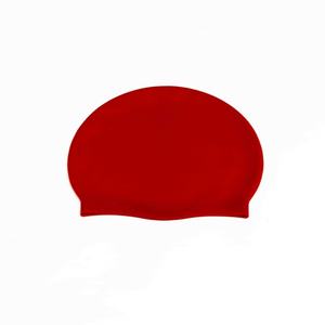 Bonnet de bain unisexe en silicone de couleur unie avec protection des cheveux pour la plongée en apnée pour adultes 55g - Product Image 6