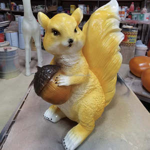 Sculpture de zèbre animal de dessin animé en fibre de verre personnalisé grandeur nature pour extérieur pingouins à bière ours cheval accessoires de location pour parc - Product Image 3