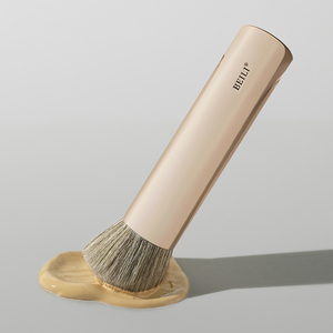 Juego de <span class=keywords><strong>Brochas</strong></span> de Maquillaje de Aluminio Color Oro Rosa de Tendencia 2026 con <span class=keywords><strong>Brochas</strong></span> Planas y de Abanico, Pelo Vegano Suave, Brocha Kabuki, Logotipo Privado - Product Image 4