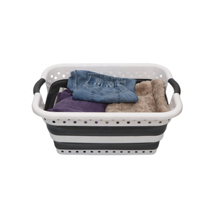 Cesta de lavandería de plástico plegable portátil de 37L, herramienta de almacenamiento de <span class=keywords><strong>ropa</strong></span> <span class=keywords><strong>sucia</strong></span> montada en la pared, <span class=keywords><strong>Cubo</strong></span> de almacenamiento de <span class=keywords><strong>ropa</strong></span> - Product Image 4