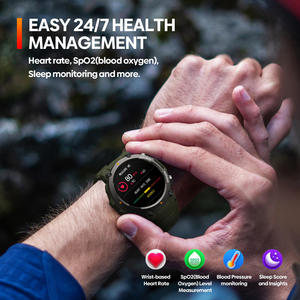 Montre connectée étanche IP68 avec écran TFT, chargement magnétique, bracelet en caoutchouc, appels vocaux et suivi cardiaque pour Vibe 7 - Product Image 5