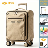 Valise souple pour homme 30 pouces, bagage à roulettes silencieux avec serrure TSA pour voyage en famille