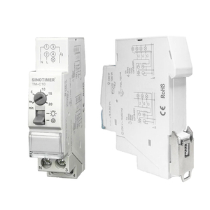 Interruptor de escalera mecánico de 0,11 kg, de <span class=keywords><strong>10</strong></span> minutos <span class=keywords><strong>temporizador</strong></span>, carga de 16A, 230VAC, montaje en riel DIN, interruptor de tiempo de voltaje libre de kg - Product Image 6