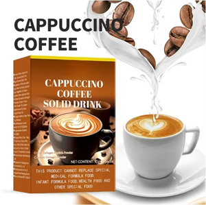 <span class=keywords><strong>Café</strong></span> Instantáneo Cappuccino Natural Premium, 10 Sobres, Cremoso, Rico y Suave, Bebida Energética Diaria, Mezcla Tostada, OEM Personalizado - Product Image 4