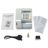 Machine à Écrire les Chèques 110V/220V avec Imprimante de Chèques et 16 Symboles Monétaires, Équipement d'Impression de Chèques