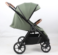 Vente en gros pas cher Poussette de voyage de luxe pour bébé Poussette 3 en 1 pour bébé avec couvre-pieds et sacs pour maman