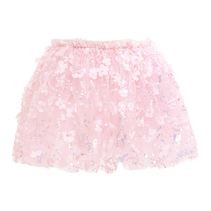 Tutú de Ballet para Niñas, <span class=keywords><strong>Falda</strong></span> de Baile con Flores Tridimensionales y <span class=keywords><strong>Lentejuelas</strong></span> - Product Image 5