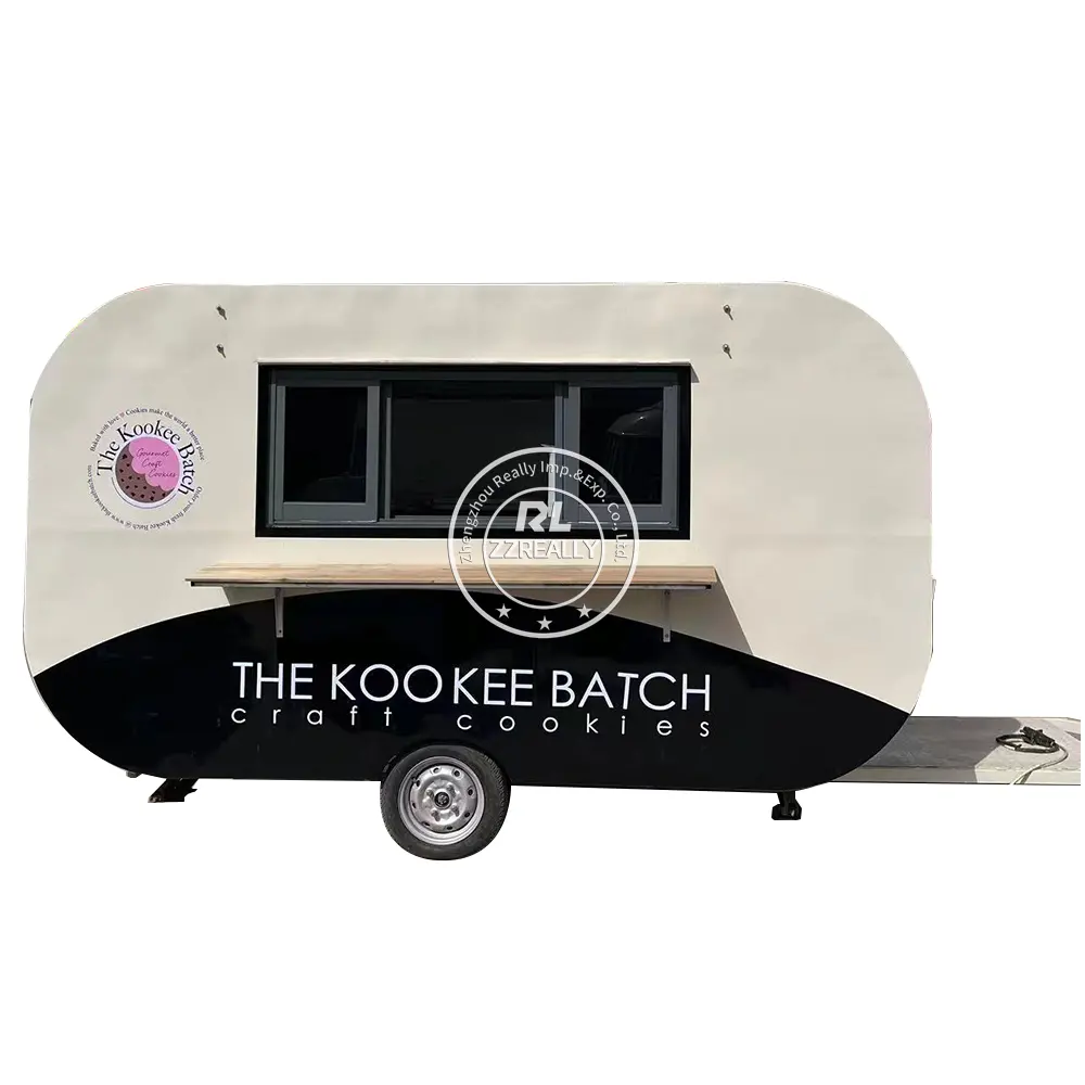 Novo trailer de comida Van padrões australianos máquinas de lanches carrinhos de caminhão de comida para vender alimentos