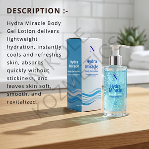 Lotion gel pour le corps Hydra Miracle pour une hydratation intense, une peau douce et lisse, formule légère non grasse, soin quotidien du corps, OEM - Product Image 5
