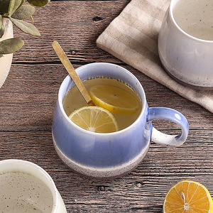 Nordic Kiln <b>Glazed</b> Porcelain Cup High Appearance Level Household Large Capacity <b>Mug</b> Office Drinking Cup - Product Image 5