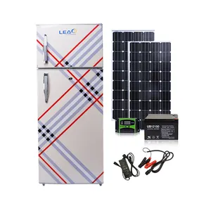 2020 Solar kühlschrank 12V 24V home appliance energiesparende 215L solar kühlschrank