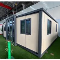 Maison préfabriquée extensible sécurisée de 20 pieds ou 40 pieds avec cuisine, villa, mini-maison, maison mobile, maison portable