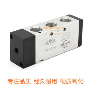Vanne de commande pneumatique simple à deux positions et cinq voies SXQD 4A410, 15 ports, taille 1/4 po pour le contrôle des cylindres pneumatiques - Product Image 4