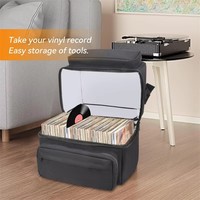 Sac de transport personnalisé pour câbles d'équipement, bâche, CD, disques vinyles, sac de transport pour DJ, sac pour câbles de groupe, sac pour fichiers